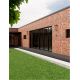 Aplice - Aplica LED iluminat ambiental perete exterior IP65 MOBY negru