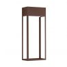 Aplica LED iluminat ambiental perete exterior IP65 MOBY Corten