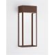 Aplice - Aplica LED iluminat ambiental perete exterior IP65 MOBY Corten