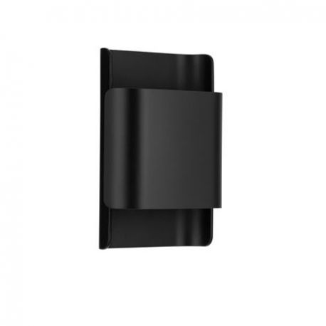 Aplice - Aplica LED iluminat ambiental perete exterior IP54 POLLY negru