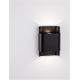 Aplice - Aplica LED iluminat ambiental perete exterior IP54 POLLY negru