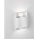 Aplice - Aplica LED iluminat ambiental perete exterior IP54 POLLY alba