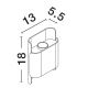 Aplice - Aplica LED iluminat ambiental perete exterior IP54 POLLY alba