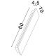 Aplice - Aplica LED ambientala de exterior IP65 LUNA L-60cm