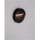 Aplice - Aplica de perete LED iluminat ambiental exterior NECTAR negru