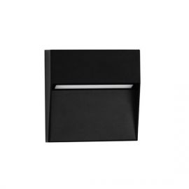 Mini Aplica LED pentru iluminat exterior IP65 RAY negru