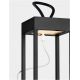 Lampi decorative si solare - Lampa decorativa de exterior LED portabila LUCIA negru