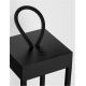 Lampi decorative si solare - Lampa decorativa de exterior LED portabila LUCIA negru
