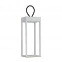 Lampa decorativa de exterior LED portabila LUCIA alb