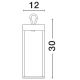 Lampi decorative si solare - Lampa decorativa de exterior LED portabila LUCIA alb