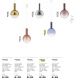 Pendule, Lustre suspendate - Pendul LED stil modern NOSTOS albastru