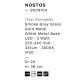 Veioze - Veioza, Lampa de masa LED stil modern NOSTOS gri fumuriu