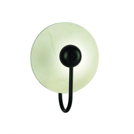 Aplice, corpuri de iluminat pentru pereti - Aplica de perete lumina ambientala LED MARBLE negru