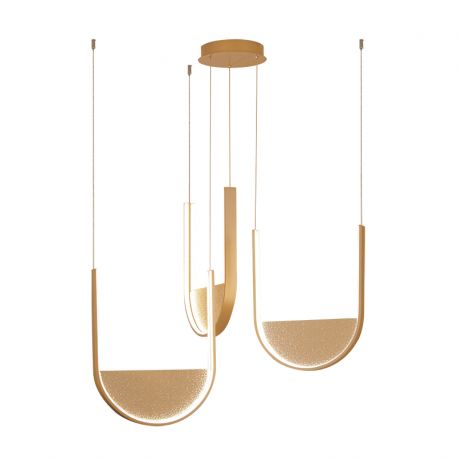 Pendule, Lustre suspendate - Lustra design modern LED DECO auriu/ sampanie
