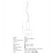 Pendule, Lustre suspendate - Lustra, Pendul design modern LED LIGHT 23W