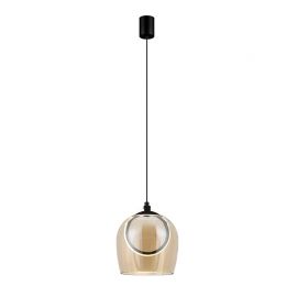 Pendule, Lustre suspendate - Lustra, Pendul design modern LED LIGHT sampanie