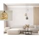 Pendule, Lustre suspendate - Lustra cu 3 pendule design modern LED LIGHT