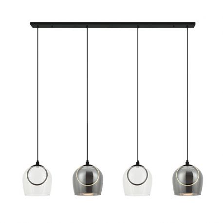 Pendule, Lustre suspendate - Lustra cu 4 pendule design modern LED LIGHT
