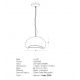 Pendule, Lustre suspendate - Lustra design modern decorativ FIBERGLASS 60cm