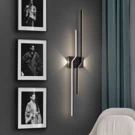 Aplice, corpuri de iluminat pentru pereti - Aplica LED design liniar modern minimalist ZigZag
