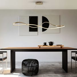 Pendule, Lustre suspendate - Lustra suspendata LED CCT si telecomanda Lia