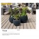 Ghivece - Set de 3 jardiniere decorative Yuca