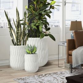 Ghivece - Set de 3 jardiniere decorative Jazmin