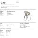 Scaune - Scaun dining design elegant Giro