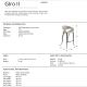 Scaune Bar - Scaun de bar design elegant Giro II