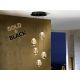Pendule, Lustre suspendate - Lustra LED suspendata design modern Rocio negru/auriu