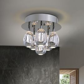 Lustre aplicate - Lustra LED aplicata design modern Rocio crom