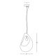 Pendule, Lustre suspendate - Pendul design modern decorativ FIBERGLASS D-40cm