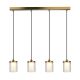 Pendule, Lustre suspendate - Lustra LED dimabila design modern decorativ Luxury aurie