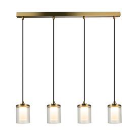 Pendule, Lustre suspendate - Lustra LED dimabila design modern decorativ Luxury aurie