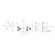 Candelabre, Lustre - Candelabru LED dimabil design modern decorativ Luxury auriu