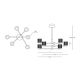 Candelabre, Lustre - Candelabru LED dimabil design modern decorativ Luxury auriu