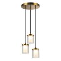 Lustra LED dimabila design modern decorativ Luxury 3L aurie
