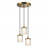 Lustra LED dimabila design modern decorativ Luxury 3L aurie
