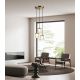 Pendule, Lustre suspendate - Lustra LED dimabila design modern decorativ Luxury 3L aurie