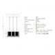 Pendule, Lustre suspendate - Lustra LED dimabila design modern decorativ Luxury 3L aurie