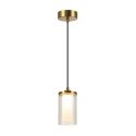 Pendul LED dimabil design modern decorativ Luxury auriu