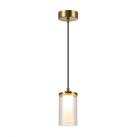 Pendule, Lustre suspendate - Pendul LED dimabil design modern decorativ Luxury auriu