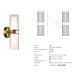 Aplice, corpuri de iluminat pentru pereti - Aplica LED dimabila design modern decorativ Luxury auriu