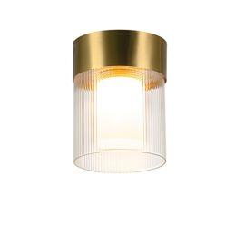 Plafoniere cu spoturi, Spoturi aplicate - Mini Plafoniera/Spot LED aplicat design modern decorativ Luxury auriu