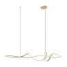 Lustra LED suspendata design modern decorativ Minimal aurie