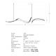 Pendule, Lustre suspendate - Lustra LED suspendata design modern decorativ Minimal aurie