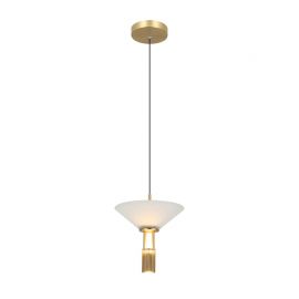 Pendule, Lustre suspendate - Pendul LED design modern decorativ Newy aurie