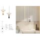 Pendule, Lustre suspendate - Pendul LED design modern decorativ Newy aurie