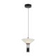 Pendul LED design modern decorativ Newy negru