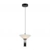 Pendul LED design modern decorativ Newy negru